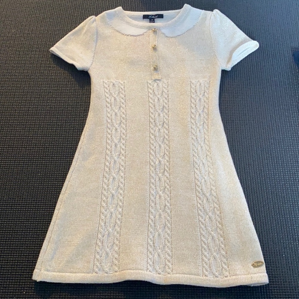 E-Land kids light sweater dress size 4